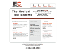 Tablet Screenshot of electroniclaim.com